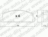 BRZDOV DESTIKY PEDN FIAT PANDA                       1980-03 0.9 45 - kliknte pro vt nhled