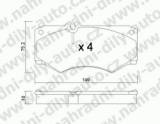 BRZDOV DESTIKY PEDN MERCEDES 405D-814D (T2)              1977-96 507D-508D-510D - kliknte pro vt nhled