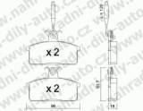 BRZDOV DESKY PEDN TRW  SEAT IBIZA I    1984-93 0.9 - kliknte pro vt nhled