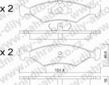BRZDOV DESTIKY PEDN FORD FIESTA                1983-89 1.6 XR2 - kliknte pro vt nhled