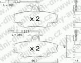 BRZDOV DESTIKY PEDN CITROEN ZX                 1991-97 1.6i /Break (+Abs) - kliknte pro vt nhled