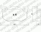 BRZDOV DESKY PEDN TRW  RENAULT TWINGO         1993- 1.2i - kliknte pro vt nhled