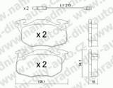 BRZDOV DESKY PEDN TRW  RENAULT EXPRESS                1985-98 1.9 D - kliknte pro vt nhled