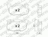 BRZDOV DESTIKY PEDN PEUGEOT 106      /1996- 1.4i (+Abs) - kliknte pro vt nhled