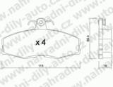 BRZDOV DESKY PEDN TRW  KODA FORMAN    1990-94 1.3i - kliknte pro vt nhled