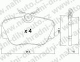 BRZDOV DESKY PEDN TRW  MERCEDES 190 /201/                    1982-93 2.0 - kliknte pro vt nhled