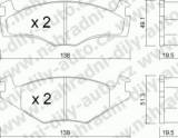 BRZDOV DESTIKY PEDN SEAT TOLEDO     1991-99 1.9 TD (55 KW 75 HP) - kliknte pro vt nhled