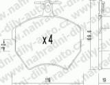 BRZDOV DESTIKY PEDN, MEYLE  SEAT CORDOBA    1999-03 1.9 TDI /Kombi (81 KW 110 HP) - kliknte pro vt nhled