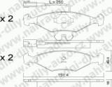 BRZDOV DESTIKY PEDN FIAT TEMPRA                      1990-96 1.9 D-TD (made in Brazil) - kliknte pro vt nhled