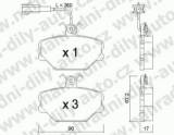 BRZDOV DESTIKY PEDN FIAT TIPO                        1988-95 1.7 D - kliknte pro vt nhled