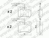 BRZDOV DESKY PEDN TRW  CITROEN AX                 1986-98 1.1 (od sla 5090) - kliknte pro vt nhled