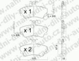 BRZDOV DESTIKY PEDN RENAULT ESPACE II      1991-97 2.0i (+Abs) - kliknte pro vt nhled