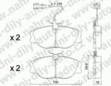 BRZDOV DESKY PEDN TRW  LANCIA THEMA    1984-94 2.0i 16V /Kombi - kliknte pro vt nhled