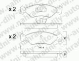 BRZDOV DESKY PEDN TRW  FORD FIESTA                1989-95 1.4 - kliknte pro vt nhled