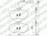 BRZDOV DESTIKY PEDN ALFA ROMEO 164                    /1987-98 2.0i Twin Spark - kliknte pro vt nhled