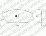 BRZDOV DESTIKY PEDN HYUNDAI EXCEL (X-2)        1988-95 1.5i - kliknte pro vt nhled