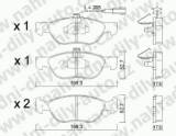 BRZDOV DESTIKY PEDN FIAT BRAVA                       1995-02 1.9 TD 100 - kliknte pro vt nhled