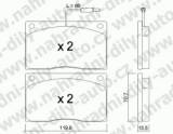 BRZDOV DESTIKY PEDN RENAULT MASTER                 1980-97 2.5 D-TD - kliknte pro vt nhled