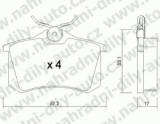 BRZDOV DESKY ZADN TRW SEAT LEON       1999-05 1.9 D (50 KW 68 HP-14 kolo) - kliknte pro vt nhled