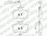 BRZDOV DESTIKY ZADN VOLKSWAGEN SHARAN              2000- 1.9 TDI 115 HP /4 Motion - kliknte pro vt nhled