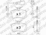 BRZDOV DESTIKY ZADN VOLKSWAGEN POLO (9N)           2002-05 1.4i 16V (74 KW 100 HP) - kliknte pro vt nhled