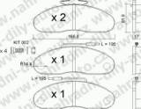 BRZDOV DESTIKY PEDN NISSAN CABSTAR E            1997-05 110.45 3.0 TD - kliknte pro vt nhled