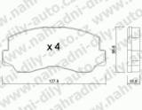 BRZDOV DESTIKY PEDN MITSUBISHI PAJERO I (L04-L14)    1983-91 2.6 - kliknte pro vt nhled