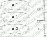 BRZDOV DESTIKY PEDN MITSUBISHI L300 (P0-P1-P2)  1987-95 2.4 /Bus - kliknte pro vt nhled