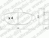 BRZDOV DESTIKY PEDN FIAT CINQUECENTO                 1991-99 1.1i - kliknte pro vt nhled