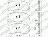 BRZDOV DESKY PEDN TRW  SUBARU IMPREZA (GC-GF)    1992-00 2.0i 16V Turbo 4wd /Coupe /Kombi - kliknte pro vt nhled