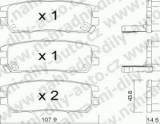 BRZDOV DESKY ZADN TRW MITSUBISHI PAJERO II (V2-V4)     1991-00 3.0i V6 - kliknte pro vt nhled