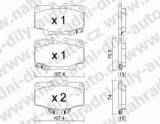 BRZDOV DESTIKY PEDN TOYOTA LAND CRUISER (J7)    1990-96 2.4 TD (LJ70-LJ73-LJ77-LJ78) - kliknte pro vt nhled