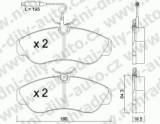 BRZDOV DESTIKY PEDN FIAT DUCATO Maxi      1993-02 2.5 D-TD (1.8 ton) - kliknte pro vt nhled