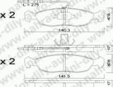 BRZDOV DESTIKY PEDN PEUGEOT 306     / 1993-97 1.4i (+Abs) - kliknte pro vt nhled