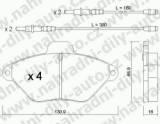 BRZDOV DESKY PEDN TRW  CITROEN XANTIA             1993-03 2.0 HDI Break (66 KW 90 HP) - kliknte pro vt nhled