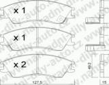 BRZDOV DESTIKY PEDN SUBARU JUSTY I (KAD)      1984-95 1.2 /4wd - kliknte pro vt nhled