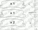 BRZDOV DESTIKY ZADN TOYOTA CARINA E (T19)               1992-97 2.0i 16V GT - kliknte pro vt nhled