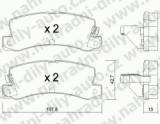 BRZDOV DESKY ZADN TRW TOYOTA COROLLA (E11)                1997-02 2.0 D-4D /Hatchback /Liftback /Kombi - kliknte pro vt nhled