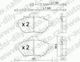 BRZDOV DESTIKY PEDN CITROEN XM                 1989-00 3.0i V6 12V (kd motoru ZPJ) - kliknte pro vt nhled