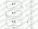 BRZDOV DESTIKY ZADN NISSAN ALMERA (N15)            1995-00 2.0 D (+Abs) - kliknte pro vt nhled