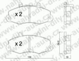 BRZDOV DESKY PEDN TRW  FORD TRANSIT  /100/      1973-00 2.5 D-TD - kliknte pro vt nhled