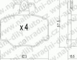 BRZDOV DESKY ZADN TRW NISSAN PRIMERA (WP11 Mk III)   1999-02 1.6i 16V Kombi - kliknte pro vt nhled