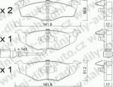 BRZDOV DESTIKY PEDN VOLKSWAGEN POLO (9N)           2002-05 1.4i 16V (55 KW 75 HP bez servo zen) - kliknte pro vt nhled