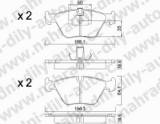 BRZDOV DESTIKY PEDN BMW Serie 5 (E39)          1995-03 520i 24V - kliknte pro vt nhled