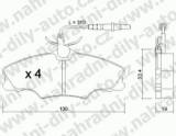 BRZDOV DESKY PEDN TRW  PEUGEOT 406      /1996-04 1.6i - kliknte pro vt nhled