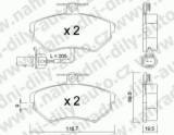 BRZDOV DESTIKY PEDN AUDI A4 (8E-8H)                 2001-04 1.9 TDI (74 KW 101 HP) /Avant - kliknte pro vt nhled