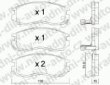 BRZDOV DESKY PEDN TRW  MITSUBISHI COLT IV (CA)                  1992-96 1.8i 16V - kliknte pro vt nhled