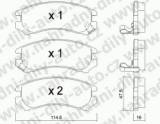 BRZDOV DESKY PEDN TRW  SUZUKI SWIFT II (SF-AH-AJ)  1989-03 1.3i 16V GTi - kliknte pro vt nhled