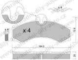 BRZDOV DESTIKY PEDN MERCEDES SPRINTER 400 (4,6 Ton)      1995- 416 2.7 CDI - kliknte pro vt nhled