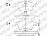 BRZDOV DESTIKY PEDN VOLKSWAGEN TRANSPORTER (T4)  1990-03 2.5 TDI (15 kolo, vtran brzd.kotou) - kliknte pro vt nhled